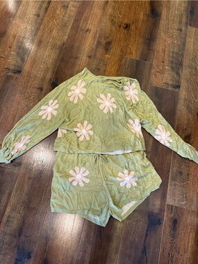 Ekouaer Knit Matching Lounge Set - size XXL